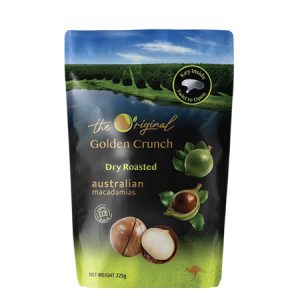 AUSTRALIAN MACADAMIAS DRY ROASTED 225G