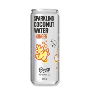 BONSOY-SPARKLING COCONUT WATER GINGER 320ML