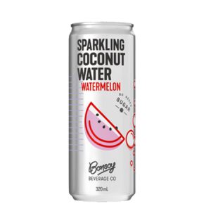 BONSOY-SPARKLING COCONUT WATER WATERMELON 320ML