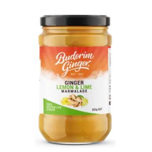 GINGER, LEMON & LIME MARMALADE 365G