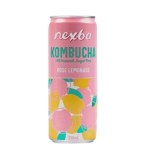 NEXBA KOMBUCHA ROSE LEMONADE 330ML