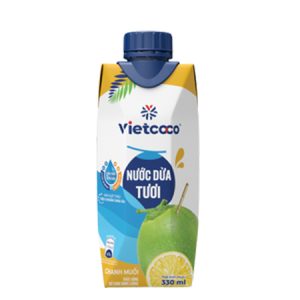 VIETCOCO COCONUT WATER WITH SALTED LEMON 330ML
