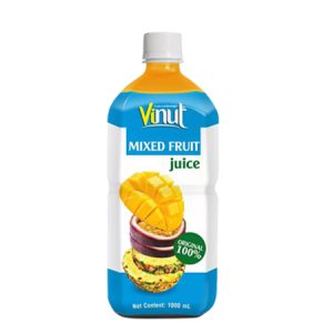 VINUT MIXED FRUIT JUICE 100% 1 LTR